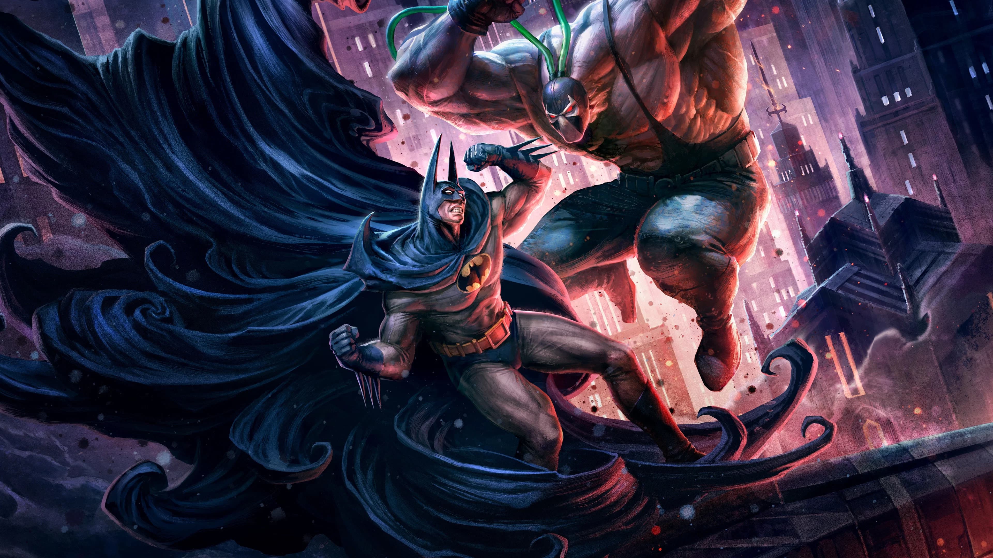 Backdrop for Batman: Knightfall Part 1: Knightfall