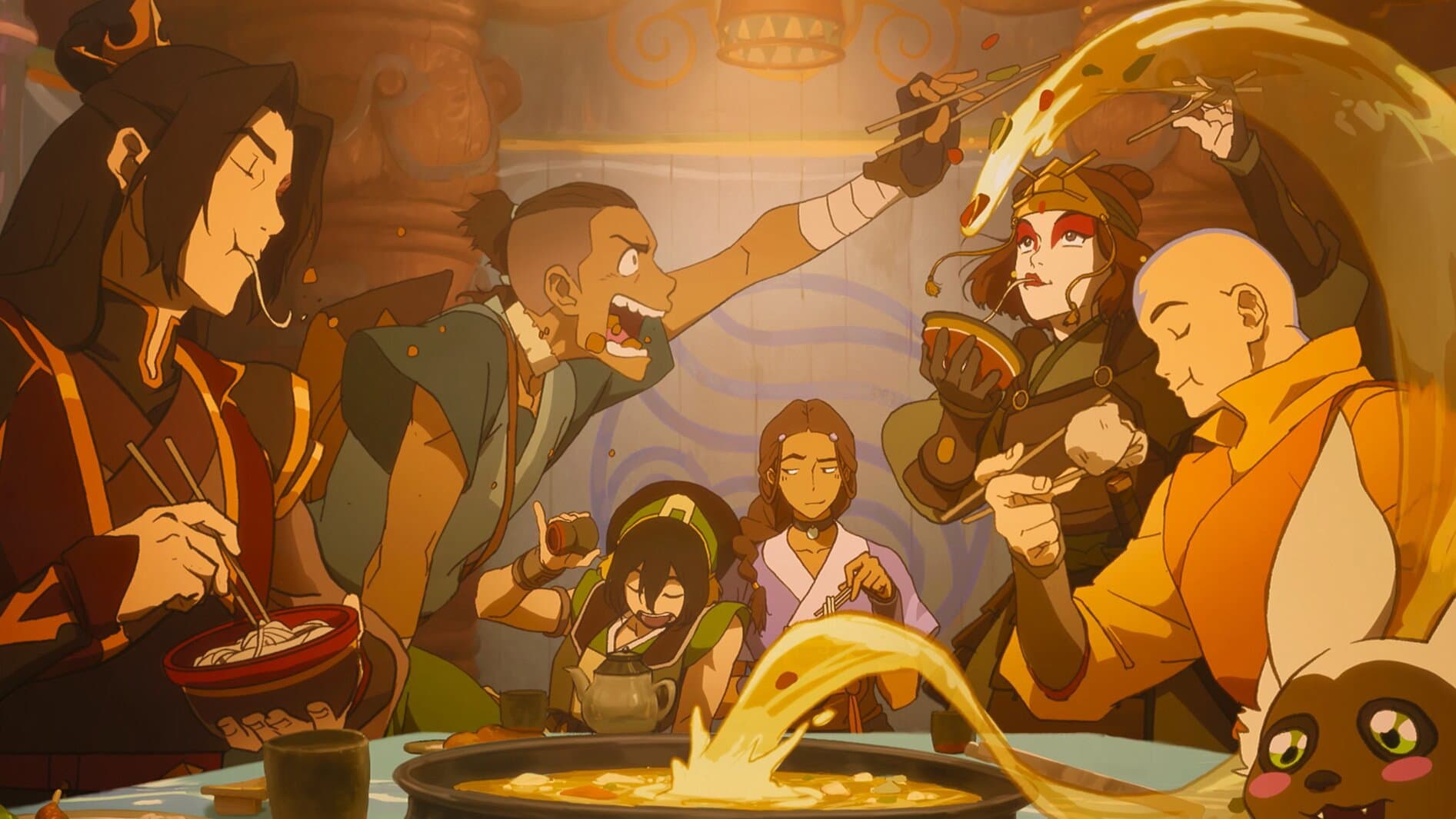 Backdrop for Avatar Aang: The Last Airbender